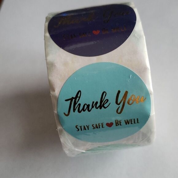 Stickers roll Thank you stay safe ❤ be well - Picture 5 of 6
